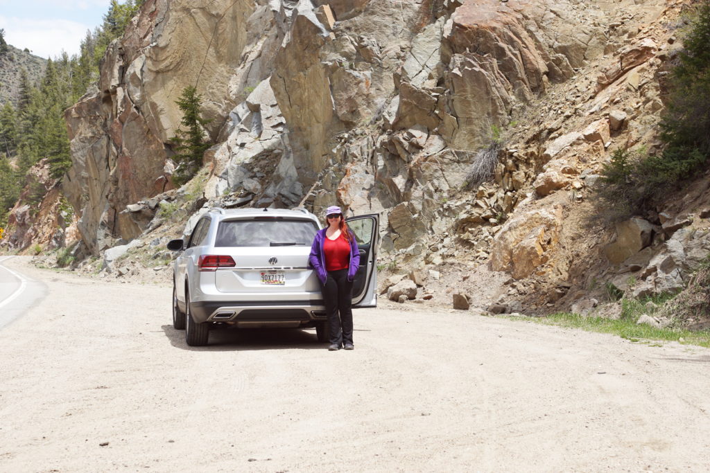 Our rugged VW Atlas, suitable for mountains outside of the Maghreb, too.