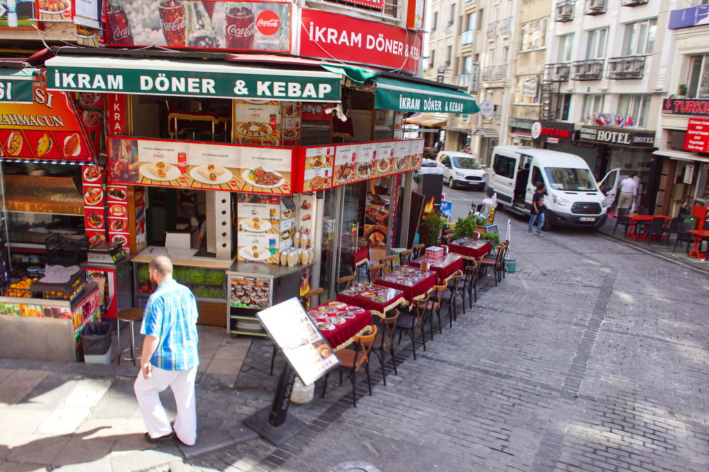 Eat your meat on the street.