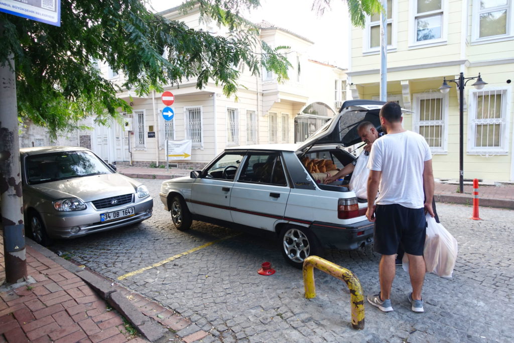 This is how we get fresh bread each morning.