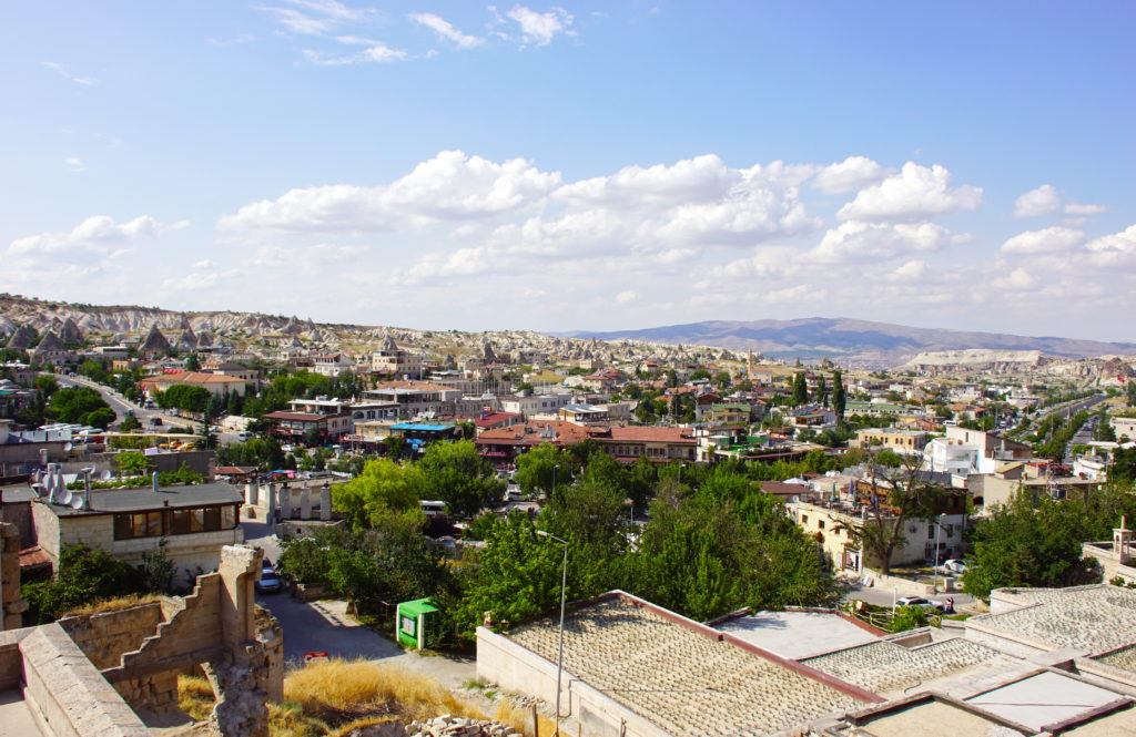 Göreme valley lies before us.