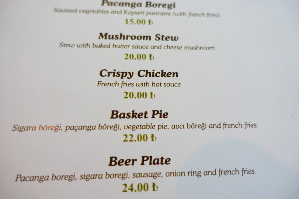 Foreign menus are always interesting.
