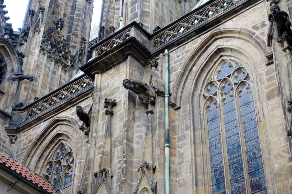 Don't stand under a gargoyle when it's raining.