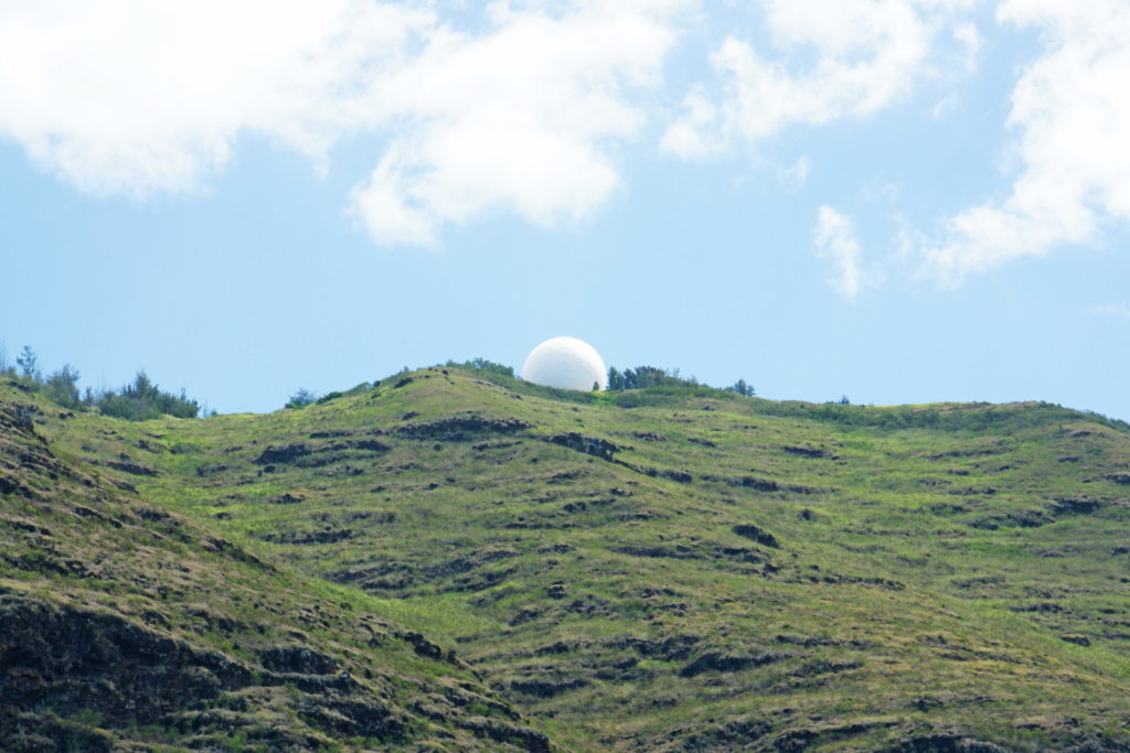 That's no moon.  It's a radar station!