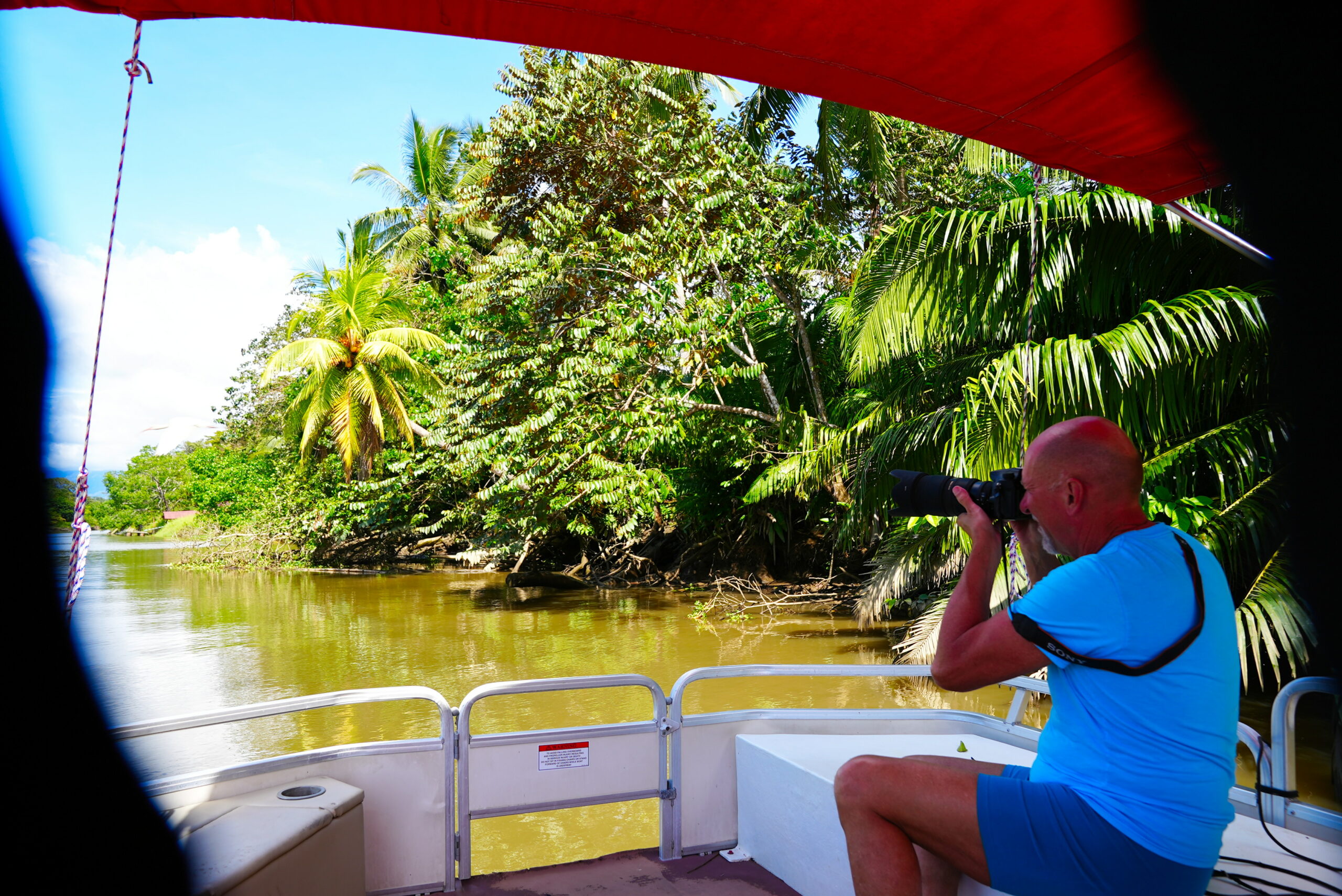 The photographer at work.