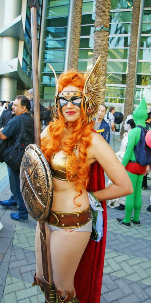 An Orange Goddess-Thing.