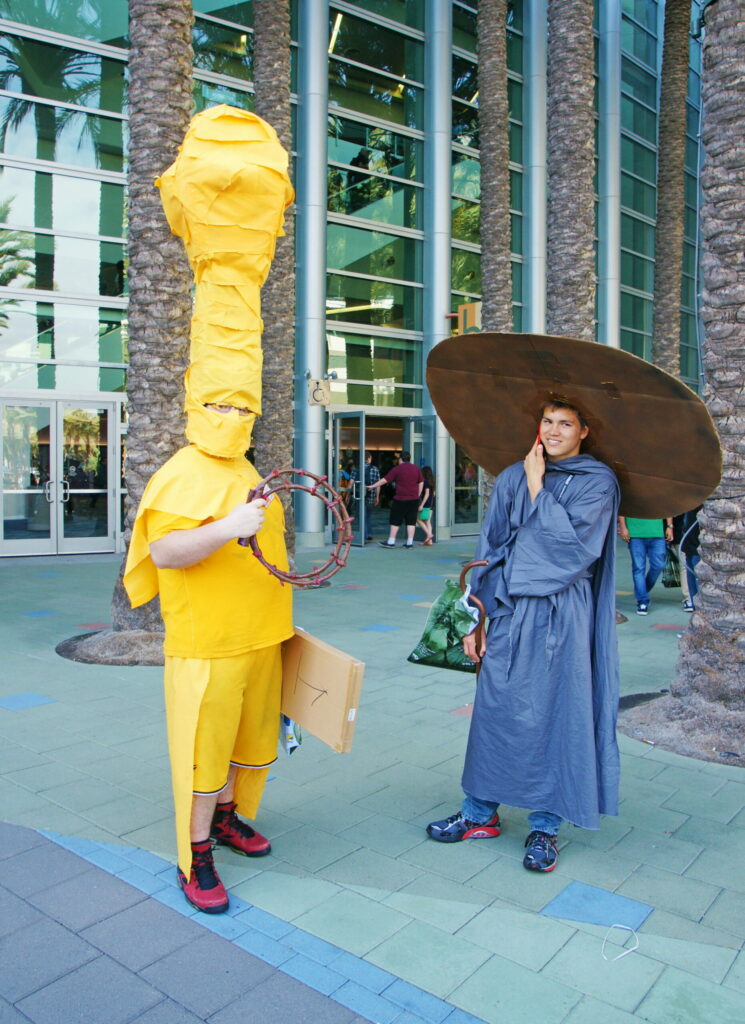 Now that's a big hat!