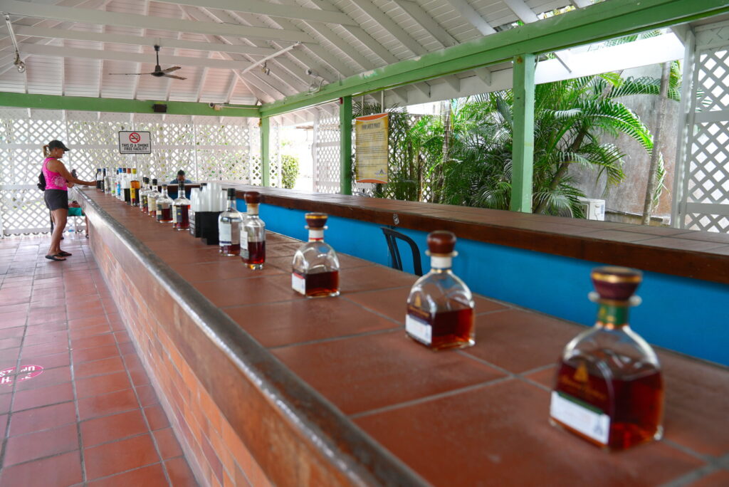 All the rums of St. Lucia.
