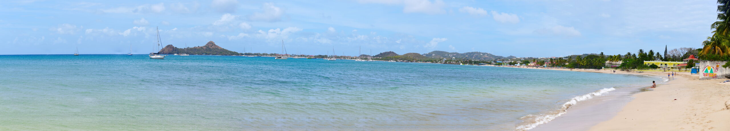 The whole beach.