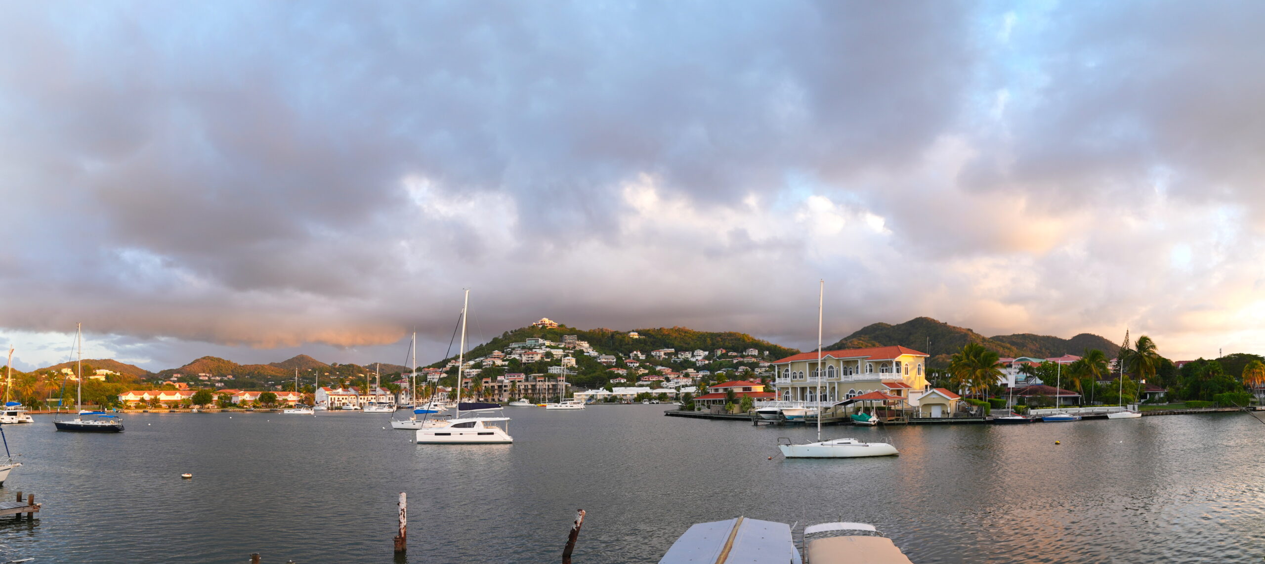 Picturesque Rodney Bay.