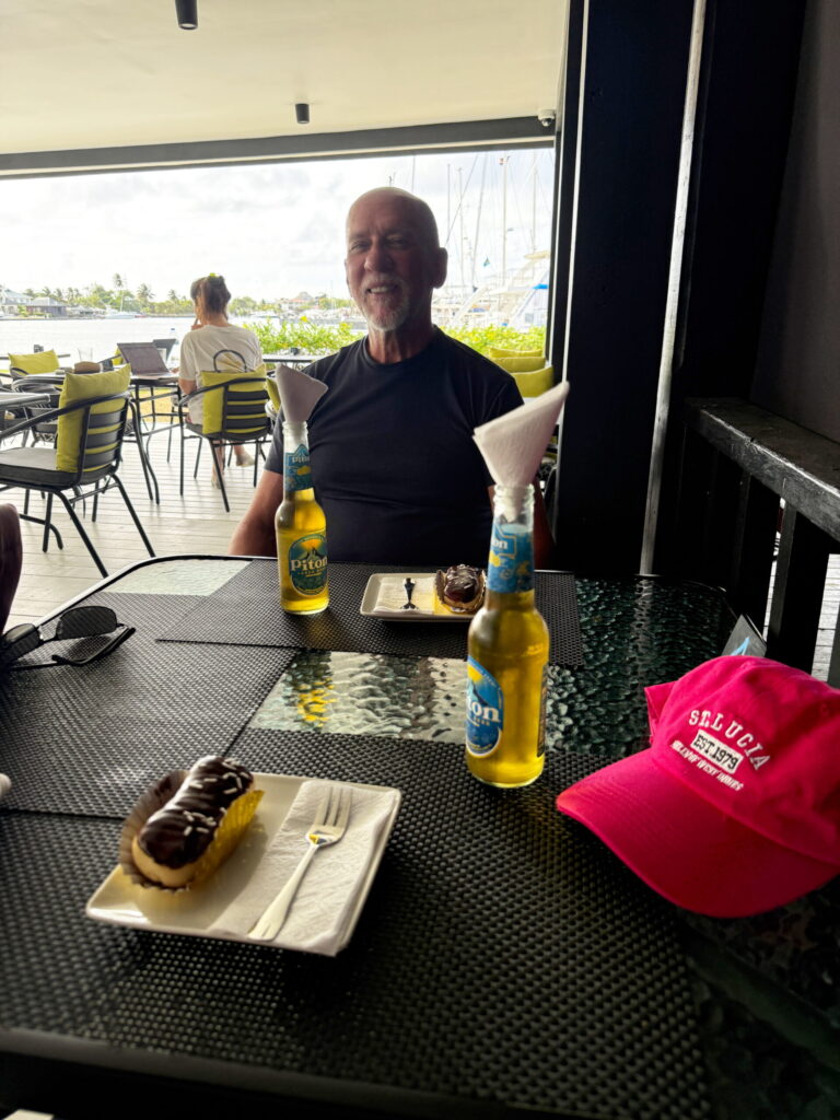 Donuts and beer: the best of island living.