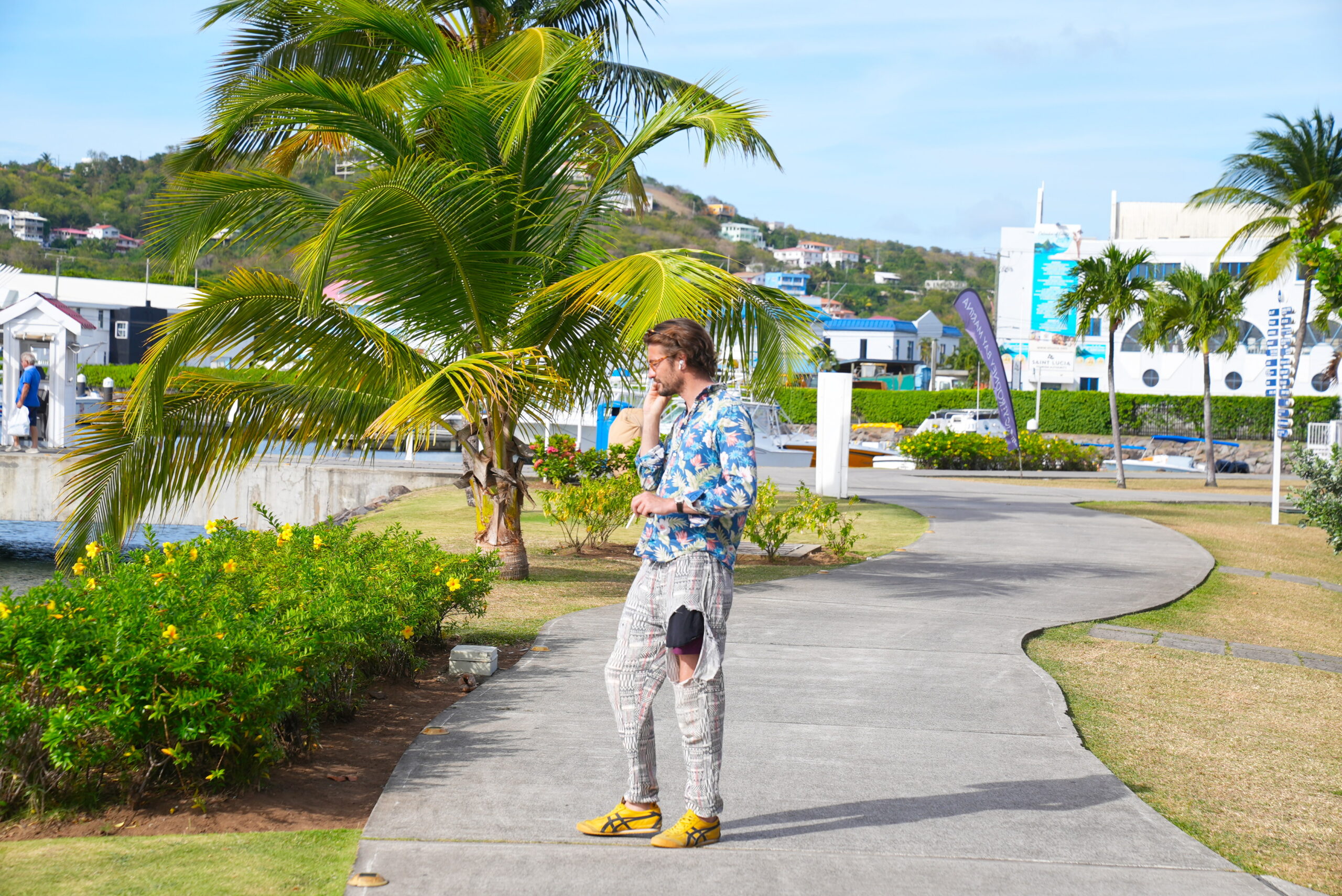 Island business attire.